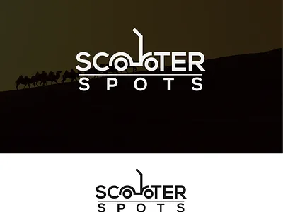 Wordmark Logo Design for Scooter Spots | logo Design | himelbme 2022 new logo iconic logo logo minimal logo scooter logo vector logo word logo word logo design wordmark logo wordmark logo design