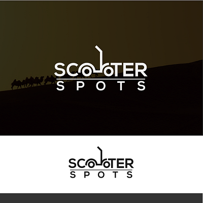Wordmark Logo Design for Scooter Spots | logo Design | himelbme 2022 new logo iconic logo logo minimal logo scooter logo vector logo word logo word logo design wordmark logo wordmark logo design