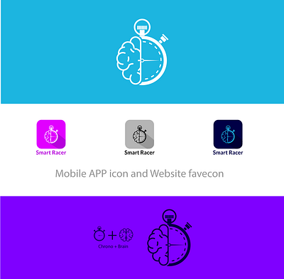 Brain Clock Logo Design for an Educational Institute brain clock brain clock logo branding clock logo design educational institute graphic design logo