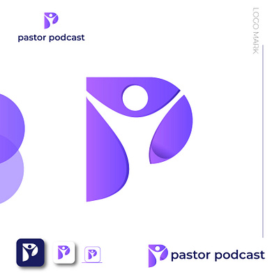 pastor podcast branding design graphic design logo logo design