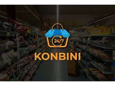 Konbini branding design graphic design logo logo design