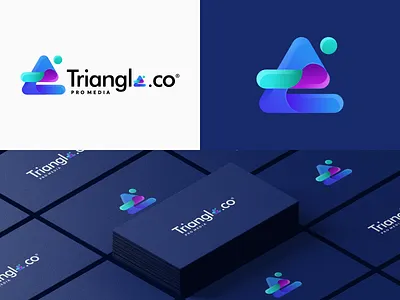 Triangle.co Company Logo Design branding colorful colorful logo company company logo corporation corporation logo design icon illustration logo mascot minimalist logo modern modern logo simple logo ui ux vector vectors