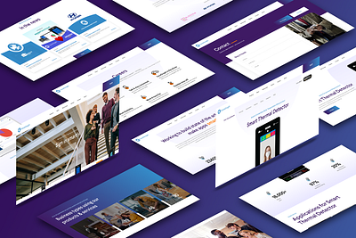 FaceGraph Corporate Website UX/UI design ui ux web webdesign website