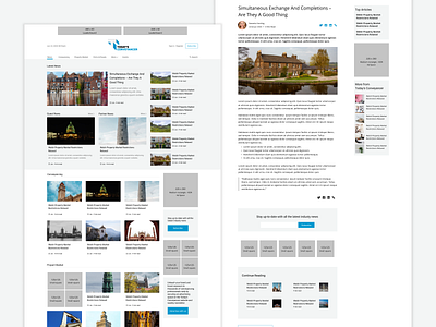 Conveyancer Publication Website Redesign blog ui ui design ux ux design web design