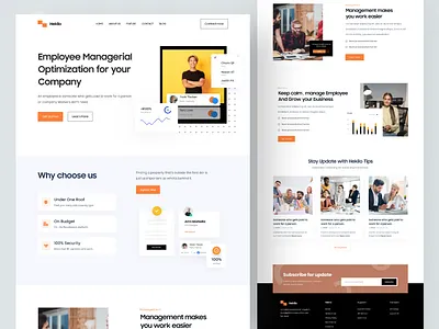 HR Management Web Design brand design classic ui clean ui design design employee engagement home page design hr management hr management software landing page landing page design management performance performance management product design ui ui design uiux design ux design web design website design