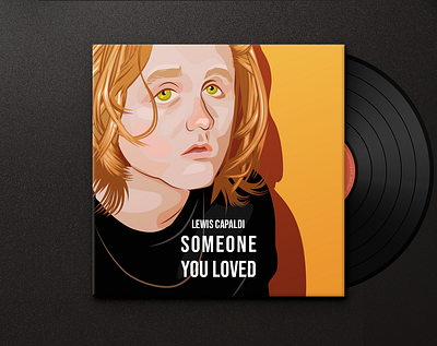 Lewis Capaldi Illustration Banner banner illustrator lewis capaldi music video