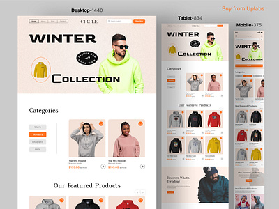 Cloth's Store Responsive Design responsive design