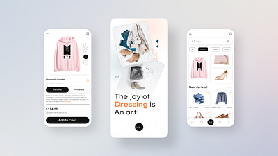 Fashion eCommerce App app app design clothing app e commerce ecommerce app fashion fashion brand interface ios app design mobile app online store outfit shopping app store ui uidesign uiux uiuxdesign ux uxdesign