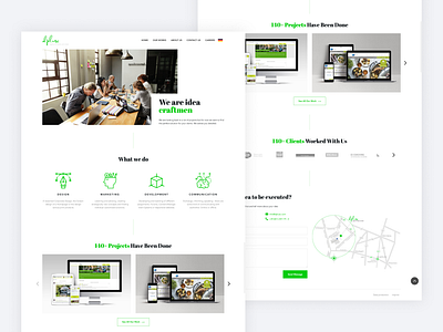 DplusC Homepage Redesign design ui ux website design