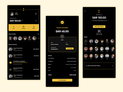 New Wallet and Payment Screen balance screen blockchain wallet branding design typography ui ux wallet wallet blockchain