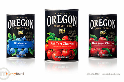 Oregon Specialty Fruit Design animation branding design graphic design illustration label design logo motion graphics packaging design