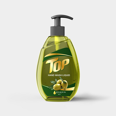 Top Hand wash Liquid branding design graphic design illustration typography vector