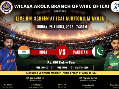 India vs Pakistan poster design graphic design ill illustration typography
