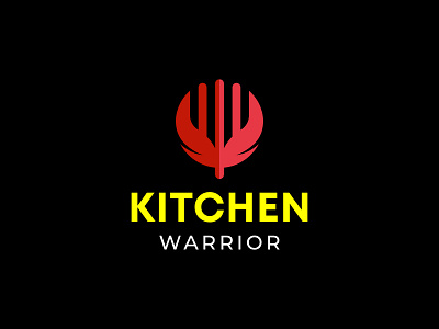 Kitchen Warrior logo, Food, Restaurant Logo, Unused logo brand identity branding fast food logo food food branding food logo food service logo healthy identity kitchen logo logo design logodesigner logos logotype modern logo restaurant restaurant logo restaurant service logo startup logo