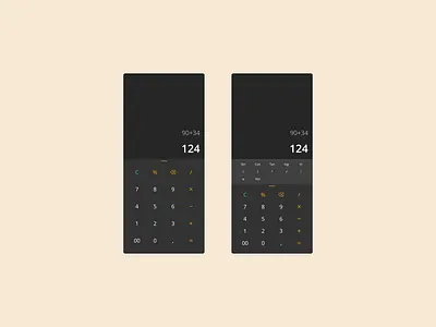 Calculator calculator dailyui design mobile ui