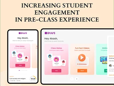Pre-Class Experience branding graphic design ui