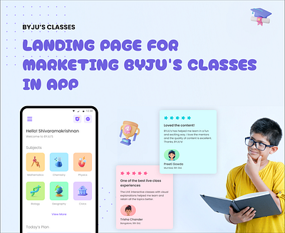 Landing Page For Marketing branding ui
