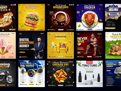 Instagram Banner │ Social Media Design │ Facebook Banner ad ad design ads advertising design banner ads banner design discount post facebook ads facebook cover facebook post instagram banner instagram post instagram story post poster print social media ads social media banner social media design social media post web banner