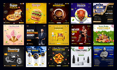 Instagram Banner │ Social Media Design │ Facebook Banner ad ad design ads advertising design banner ads banner design discount post facebook ads facebook cover facebook post instagram banner instagram post instagram story post poster print social media ads social media banner social media design social media post web banner