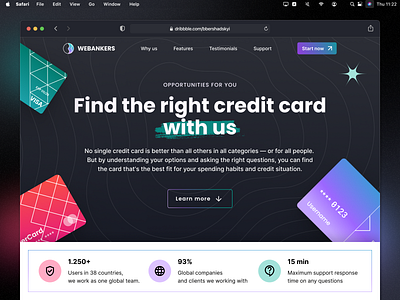 Bank Finance Website bank clean creative finance landing lp modern ui unique web