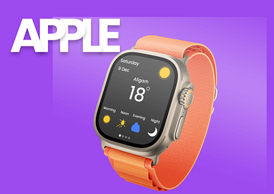 Apple Watch - wearable design app design typography ui ux vector watch