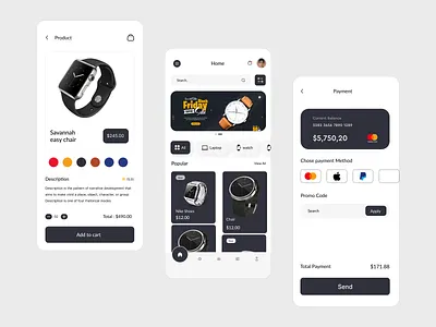 Ecommerce App Design app design app ui app ui ux branding creative ecommerce app figma ios app mobile app online shop online store product product design shop shopify shopping app shopping cart trending trendy ui ux design