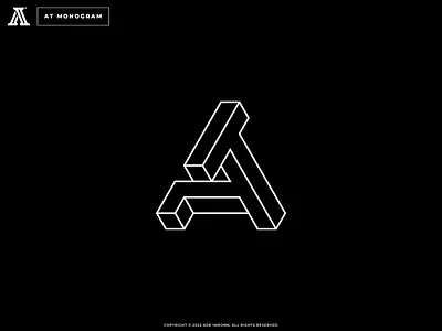AT Monogram a at branding design icon letter lettering logo logomark mark monogram t ta typography