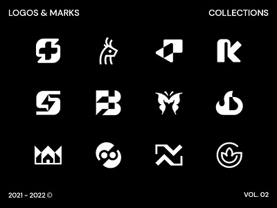Logos & Marks Collection Vol. 02 abstract brand collections company design logo logo design logofolio logos logoset marks modern symbols
