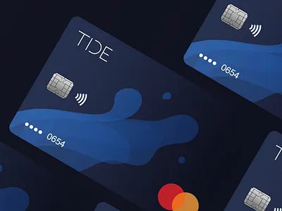 Tide Business Banking branding design digital design graphic design illustration logo ui ux