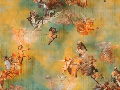 Traditional Frescoes Collection design illustration pattern