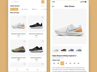Shoes App Ui Design app app ui app ui design shoes app ui ui design uiux uxui