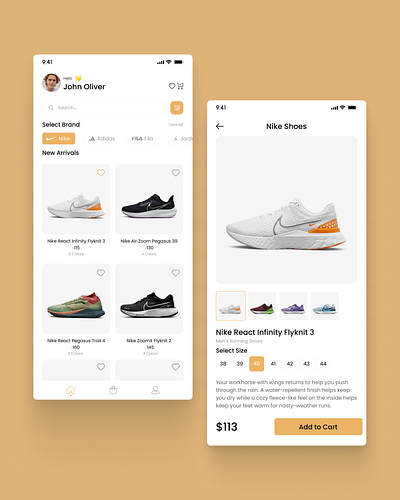Shoes App Ui Design app app ui app ui design shoes app ui ui design uiux uxui