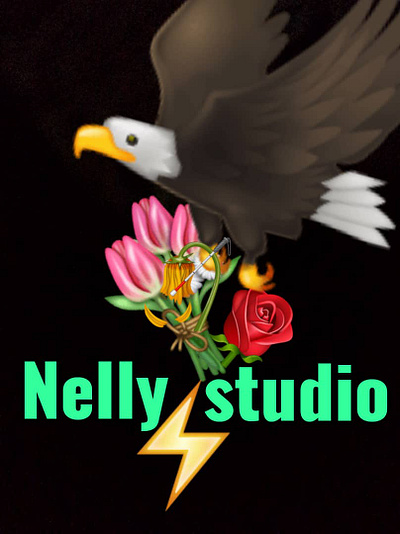 Nelly studio branding of any type poster we design logo