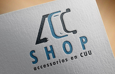 ACC SHOP logo creative logo graphic design logo design shop logo