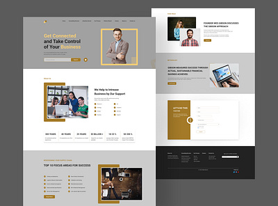 Supply Chain Consulting Landing Page agency website business business development business owner clean consultancy consultation consultation firm consulting financial header homepage landing page minmal product responsive services ui ux web design