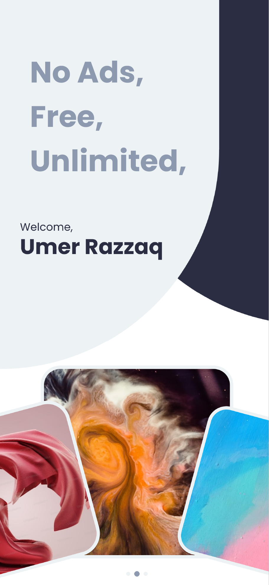 Example of Mobile App Design Or Artworks