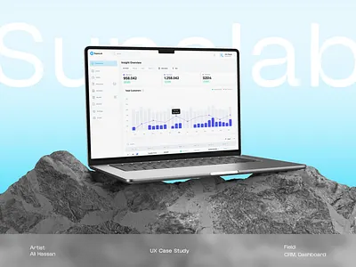 Supalab CRM Dashboard UX UI Design branding case study crm crm dashboard crm dashboard design dashboard design dashboard ui design fintech landing page responsive dashboard ui responsive ui saas saas dashboard technology ui ux ux ui web design web ui