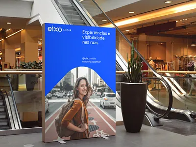 Eixo Mídia brand brand design brand identity branding design graphic design logo visual identity