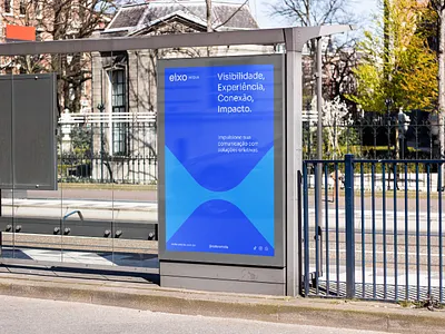 Eixo Mídia brand brand design brand identity branding design graphic design logo visual identity