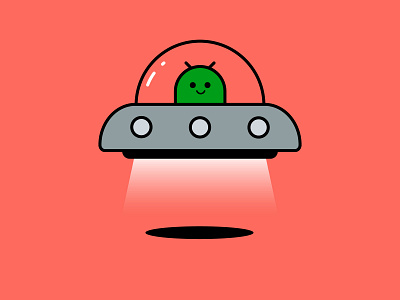 I'm an Alien alien character colorful cute design fun funny illustration illustrator spaceship vector