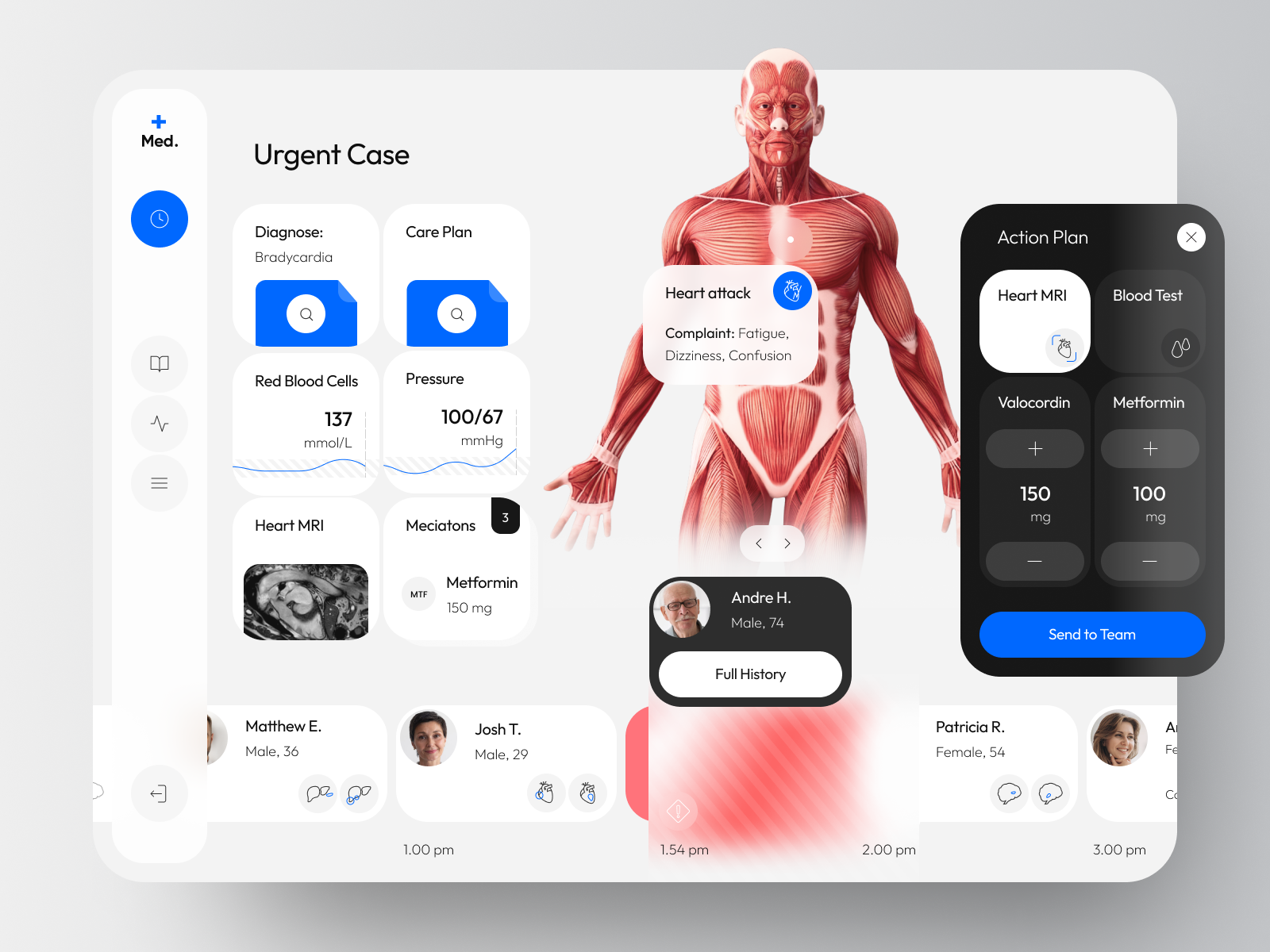 MED+ Personal Health Chart (Web3 Project) by Jack L. for RonDesignLab