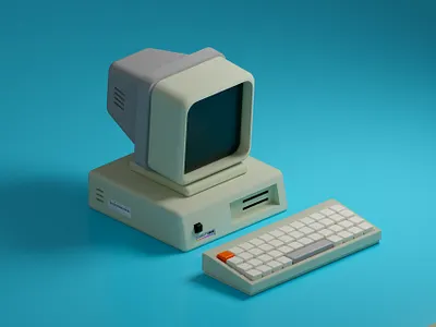 Isometric Personal Computer 3d 3d computer isometric isometric computer pc pc 3d pc isometric