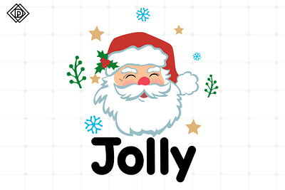 Groovy Jolly Santa Face SVG Files| Christmas Png deer png