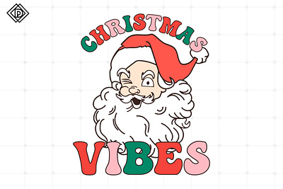 Christmas Vibes Santa Troll SVG Files| Christmas reindeer