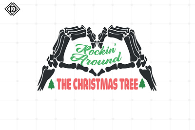Rockin' around the Christmas Tree SVG let it snow png