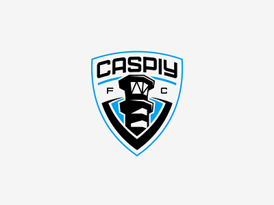 Caspiy Football club badge behance caspian champion crest cup football football club futsal hockey jersey kazakhstan league lighthouse sea shield soccer sport sports team
