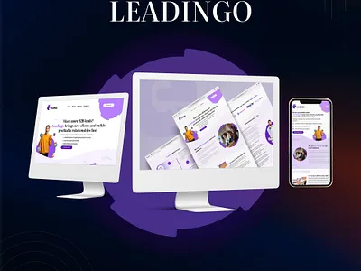 Leading Lead Generation Web 3d animation app branding design graphic design icon illustration logo motion graphics ui