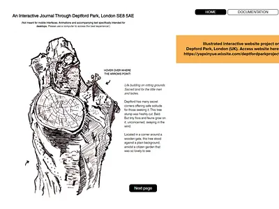 Website Illustration Project 2d art design digital art graphic design illustration interactive website