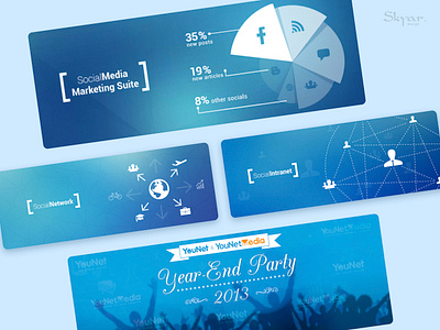 Web Banner & Backdrop Design - YouNet Group banner design web banner web design