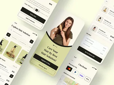 Retro Beauty - Skincare Beauty App animation app app design beauty beauty app cbd cosmetic cosmetics daily ui ecommerce hair ios makeup mobile salon skin care skincareapp spa ui wellness